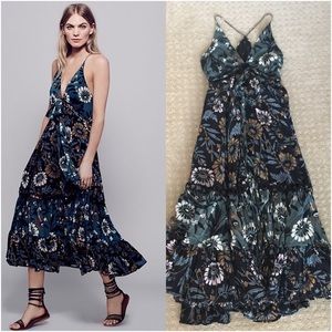 Free People Pages of Gold Dress